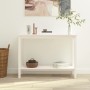 Konsolentisch aus massivem weißem Kiefernholz, 110 x 40 x 80 cm von vidaXL, Seitentische - Ref: Foro24-822283, Preis: 99,72 €...