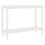 Konsolentisch aus massivem weißem Kiefernholz, 110 x 40 x 80 cm von vidaXL, Seitentische - Ref: Foro24-822283, Preis: 99,72 €...