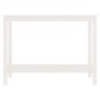 Konsolentisch aus massivem weißem Kiefernholz, 110 x 40 x 80 cm von vidaXL, Seitentische - Ref: Foro24-822283, Preis: 99,72 €...
