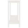 Solid white pine wood console table 110x40x80 cm by vidaXL, Side tables - Ref: Foro24-822283, Price: 99,72 €, Discount: %