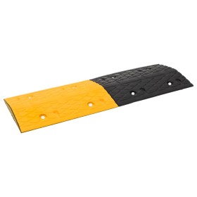 Badén de velocidad caucho amarillo y negro 97x32,5