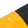 Badén de velocidad caucho amarillo y negro 97x32,5x4 cm