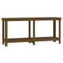 Massive Werkbank aus honigbraunem Kiefernholz, 180 x 50 x 80 cm von vidaXL, Arbeitstische - Ref: Foro24-822514, Preis: 153,55...