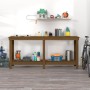 Massive Werkbank aus honigbraunem Kiefernholz, 180 x 50 x 80 cm von vidaXL, Arbeitstische - Ref: Foro24-822514, Preis: 155,57...
