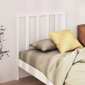 Bettkopfteil aus massivem weißem Kiefernholz, 95 x 4 x 100 cm von vidaXL, Kopf- und Fußteile - Ref: Foro24-822238, Preis: 30,...