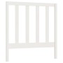 Solid white pine wood bed headboard 95x4x100 cm by vidaXL, Headboards and footboards - Ref: Foro24-822238, Price: 30,30 €, Di...