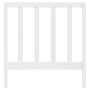Solid white pine wood bed headboard 95x4x100 cm by vidaXL, Headboards and footboards - Ref: Foro24-822238, Price: 30,30 €, Di...