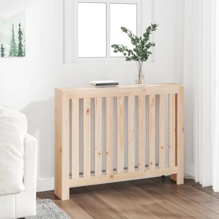 Solid pine wood radiator cover 108.5x19x84 cm by vidaXL, Accessories for heating radiators - Ref: Foro24-822571, Price: 61,99...