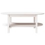 Couchtisch aus massivem weißem Kiefernholz, 110 x 55 x 45 cm von vidaXL, Couchtisch - Ref: Foro24-822288, Preis: 127,03 €, Ra...