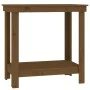 Solid pine wood workbench in honey brown color, 80x50x80 cm. by vidaXL, Work tables - Ref: Foro24-822499, Price: 67,32 €, Dis...