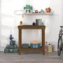 Solid pine wood workbench in honey brown color, 80x50x80 cm. by vidaXL, Work tables - Ref: Foro24-822499, Price: 67,32 €, Dis...