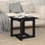 Solid black pine wood coffee table 50x50x45 cm by vidaXL, Coffee table - Ref: Foro24-822176, Price: 42,52 €, Discount: %