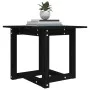 Solid black pine wood coffee table 50x50x45 cm by vidaXL, Coffee table - Ref: Foro24-822176, Price: 42,52 €, Discount: %