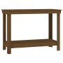 Banco de trabajo madera maciza de pino marrón miel 110x50x80 cm de vidaXL, Mesas de trabajo - Ref: Foro24-822504, Precio: 81,...