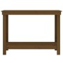 Banco de trabajo madera maciza de pino marrón miel 110x50x80 cm de vidaXL, Mesas de trabajo - Ref: Foro24-822504, Precio: 81,...