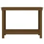 Solid honey brown pine wood workbench 110x50x80 cm by vidaXL, Work tables - Ref: Foro24-822504, Price: 80,82 €, Discount: %