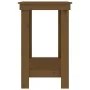 Solid honey brown pine wood workbench 110x50x80 cm by vidaXL, Work tables - Ref: Foro24-822504, Price: 80,82 €, Discount: %