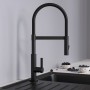 SCHÜTTE Grifo mezclador de lavabo MIAMI negro mate