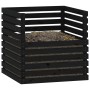 Compostador de madera maciza de pino negro 80x80x78 cm de vidaXL, Compostadores - Ref: Foro24-822191, Precio: 115,42 €, Descu...