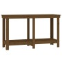 Banco de trabajo madera maciza de pino marrón miel 140x50x80 cm de vidaXL, Mesas de trabajo - Ref: Foro24-822509, Precio: 102...
