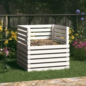 Solid pine wood composter 80x80x78 cm by vidaXL, Composters - Ref: Foro24-822188, Price: 84,46 €, Discount: %