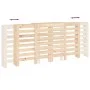 Solid pine wood radiator cover 210x21x85 cm by vidaXL, Accessories for heating radiators - Ref: Foro24-822611, Price: 93,07 €...