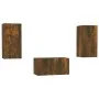 Set de muebles de TV 3 pzas madera contrachapada roble ahumado de vidaXL, Muebles TV - Ref: Foro24-3120230, Precio: 91,26 €, ...