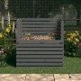 Compostador de madera maciza de pino gris 100x100x102 cm de vidaXL, Compostadores - Ref: Foro24-822194, Precio: 183,16 €, Des...