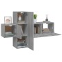 Set de muebles para TV 3 pzas madera contrachapada gris Sonoma de vidaXL, Muebles TV - Ref: Foro24-3120225, Precio: 90,48 €, ...