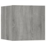 TV-Möbelset 3-teilig Sonoma graues Sperrholz von vidaXL, TV-Möbel - Ref: Foro24-3120225, Preis: 89,30 €, Rabatt: %