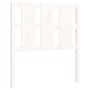 Estructura de cama sin colchón madera de pino blanca 90x200 cm