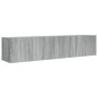 TV-Möbelset 2-teilig Sonoma graues Sperrholz von vidaXL, TV-Möbel - Ref: Foro24-3120279, Preis: 69,08 €, Rabatt: %
