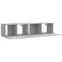 TV-Möbelset 2-teilig Sonoma graues Sperrholz von vidaXL, TV-Möbel - Ref: Foro24-3120279, Preis: 67,30 €, Rabatt: %