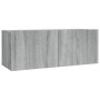 TV-Möbelset 2-teilig Sonoma graues Sperrholz von vidaXL, TV-Möbel - Ref: Foro24-3120279, Preis: 69,08 €, Rabatt: %