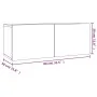 TV-Möbelset 2-teilig Sonoma graues Sperrholz von vidaXL, TV-Möbel - Ref: Foro24-3120279, Preis: 67,30 €, Rabatt: %
