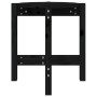 Solid black pine wood coffee table Ø42.5x45 cm by vidaXL, Coffee table - Ref: Foro24-822316, Price: 24,60 €, Discount: %