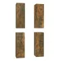 Mueble TV 4 uds madera contrachapada roble ahumado 30,5x30x90cm de vidaXL, Muebles TV - Ref: Foro24-3120329, Precio: 156,37 €...