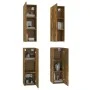 Mueble TV 4 uds madera contrachapada roble ahumado 30,5x30x90cm de vidaXL, Muebles TV - Ref: Foro24-3120329, Precio: 156,37 €...