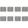 Wall TV cabinets 8 pcs Sonoma gray 30.5x30x30 cm by vidaXL, TV Furniture - Ref: Foro24-3120324, Price: 171,43 €, Discount: %