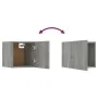 Wand-TV-Schränke 8 Stück Sonoma grau 30,5x30x30 cm von vidaXL, TV-Möbel - Ref: Foro24-3120324, Preis: 171,43 €, Rabatt: %