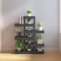 Soporte para plantas madera maciza pino gris 85x25x109,5 cm de vidaXL, Soportes para macetas - Ref: Foro24-822089, Precio: 75...
