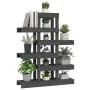 Solid gray pine wood plant stand 85x25x109.5 cm by vidaXL, Pot stands - Ref: Foro24-822089, Price: 75,87 €, Discount: %