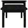 2-teiliges Couchtisch-Set aus massivem schwarzem Kiefernholz von vidaXL, Couchtisch - Ref: Foro24-822366, Preis: 65,52 €, Rab...