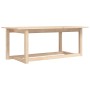 Solid pine wood coffee table 110x55x45 cm by vidaXL, Coffee table - Ref: Foro24-822167, Price: 66,30 €, Discount: %