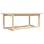 Solid pine wood coffee table 110x55x45 cm by vidaXL, Coffee table - Ref: Foro24-822167, Price: 65,44 €, Discount: %