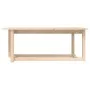 Solid pine wood coffee table 110x55x45 cm by vidaXL, Coffee table - Ref: Foro24-822167, Price: 65,44 €, Discount: %