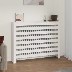 Heizkörperverkleidung Kiefer Massivholz weiß 108,5x19x84cm von vidaXL, Zubehör für Heizkörper - Ref: Foro24-822597, Preis: 68...