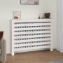 Solid white pine radiator cover 108.5x19x84cm by vidaXL, Accessories for heating radiators - Ref: Foro24-822597, Price: 68,38...