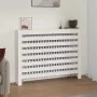 Solid white pine radiator cover 108.5x19x84cm by vidaXL, Accessories for heating radiators - Ref: Foro24-822597, Price: 67,82...