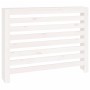 Solid white pine radiator cover 108.5x19x84cm by vidaXL, Accessories for heating radiators - Ref: Foro24-822597, Price: 68,38...